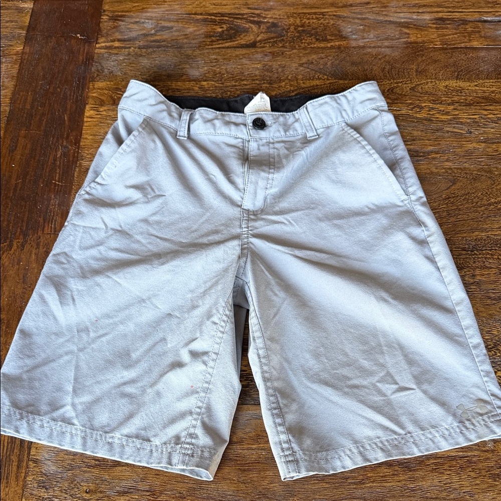 Boys Gray Casual UA Shorts (139)